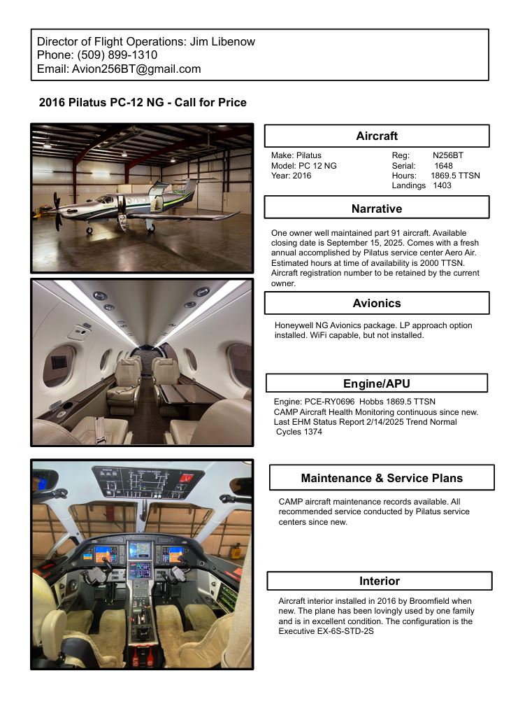 Spec Sheet